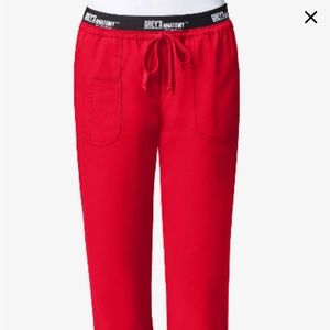 Greys Anatomy 4 pocket draw string scrub bottoms